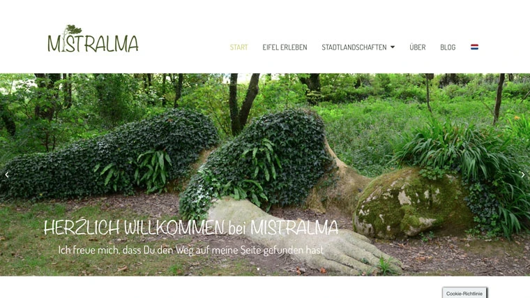 Website mistralma Landschaftsmythologie - Exkursionen & mehr - Vorschaubild